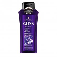 Σαμπουάν Schwarzkopf Gliss Fiber Therapy για ταλαιπωρημένα μαλλιά από βαφή 400ml
