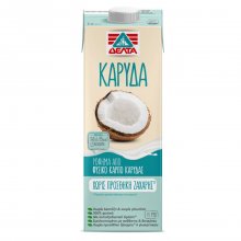 Δέλτα φυτικό ρόφημα Καρύδας χωρίς γλουτένη, χωρίς λακτόζη 1 λίτρου