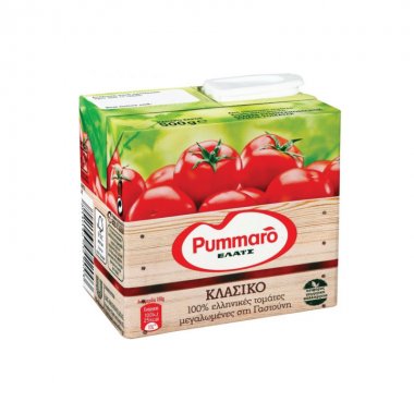 Pummaro passata χυμός τομάτας ελαφρά συμπυκνωμένος 500gr