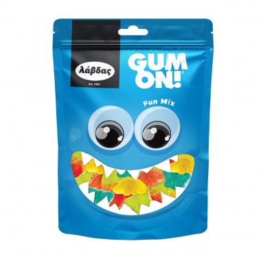 Ζελεδάκια Λάβδας Gum On ζελίνια Mix 80gr