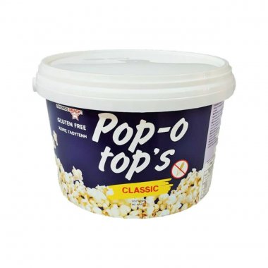 Jumbo Pop-o top's ποπ κορν με γεύση κλασική αλάτι κουβάς 220gr