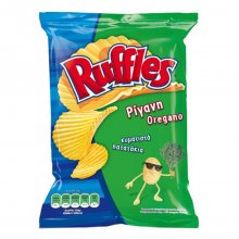 Ruffles Oregano κυματιστά πατατάκια με γεύση ρίγανη 400gr