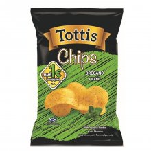 Tottis chips πατατάκια με ρίγανη χωρίς γλουτένη 110gr