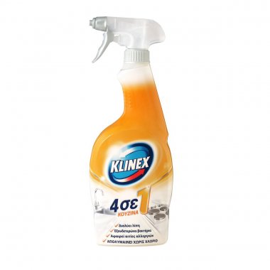 Klinex καθαριστικό spray 4 σε 1 για την κουζίνα 750ml