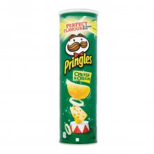 Pringles πατατάκια Cheese &amp; Onion 165gr