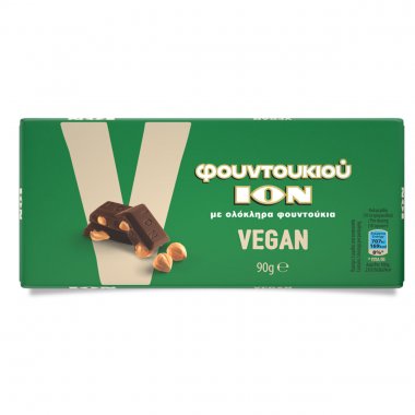ΙΟΝ σοκολάτα με ολόκληρα φουντούκια Vegan 90gr