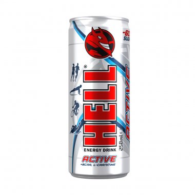 Hell energy drink ενεργειακό ποτό Active 250ml