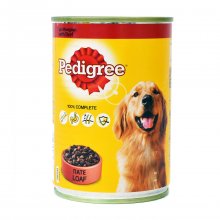Pedigree πλήρης υγρή τροφή πατέ σε κονσέρβα για σκύλους με μοσχάρι 400gr