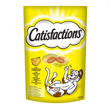 Catisfactions snack λιχουδιά γάτας cheese με τυρί 60gr