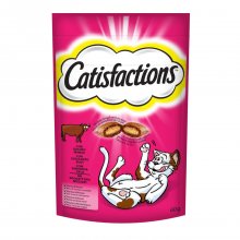 Catisfactions snack λιχουδιά γάτας beef με μοσχάρι 60gr