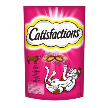 Catisfactions snack λιχουδιά γάτας beef με μοσχάρι 60gr