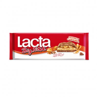 Lacta σοκολάτα Big Time Peanut Caramel 276gr