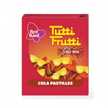 Red Band Tutti Frutti Cola Mix καραμέλες ζελεδάκια 15gr