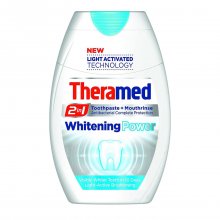 Οδοντόκρεμα και στοματικό διάλυμα Theramed Whitening Power 2 in 1 75ml