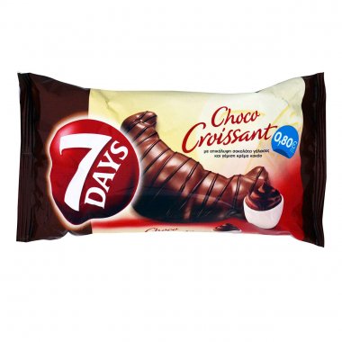 7 days Choco κρουασάν με κρέμα κακάο και επικάλυψη σοκολάτας 60gr