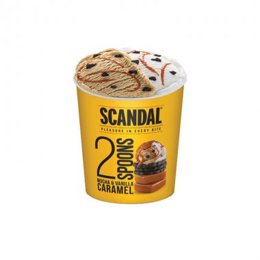 Έβγα παγωτό Scandal Mocha and Vanilla Caramel κύπελλο μεγάλο