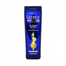 Σαμπουάν Ultrex men αντιπιτυριδικό Oil Control Refresh με λεμόνι για λιπαρά μαλλιά