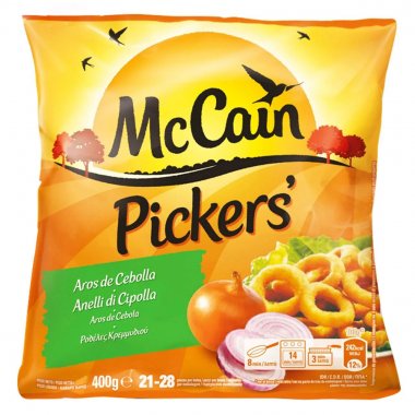 McCain Onion Rings Pickers ροδέλες κρεμμυδιού κατεψυγμένες 400gr