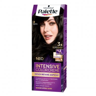 Schwarzkopf Palette βαφή μαλλιών intensive color creme 2 μαύρο