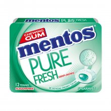 Mentos Pure Fresh Spearmint με γεύση Δυόσμο χωρίς ζάχαρη 18gr