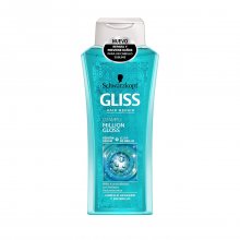 Σαμπουάν Schwarzkopf Gliss Million Gloss εκθαμβωτική λάμψη για θαμπά και χωρίς λάμψη μαλλιά 400ml