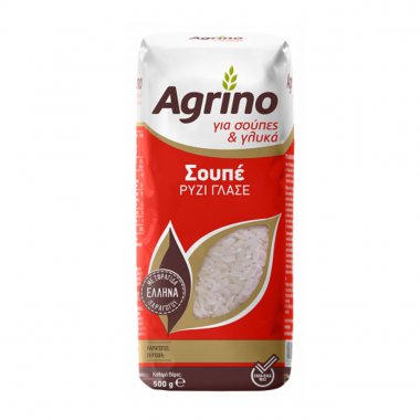 Ρύζι Agrino γλασέ λευκό για σούπες 500gr