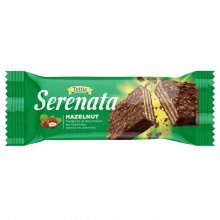 Serenata γκοφρέτα Hazelnut με επικάλυψη σοκολάτας γάλακτος και φουντούκια 33gr