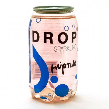 Drop Sparkling αναψυκτικό με γεύση Μύρτιλο Blueberry 330ml