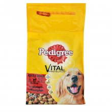 Pedigree Adult ξηρή τροφή για σκύλους πλούσια σε μοσχάρι και λαχανικά 1,5kg