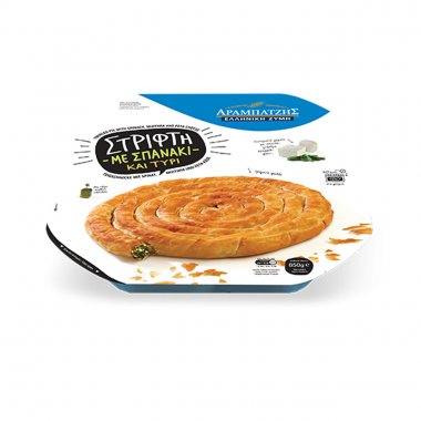Αραμπατζής κατεψυγμένη στριφτή πίτα με σπανάκι & τυρί 850gr