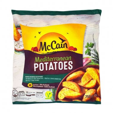 McCain Mediterranean πατάτες με φλούδα και μυρωδικά 750gr