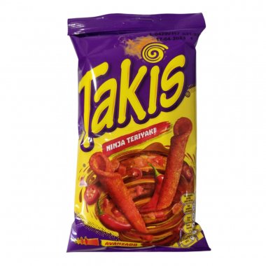 Takis Ninja Teriyaki Tortilla chips με γεύση πικάντικο Teriyaki 90gr