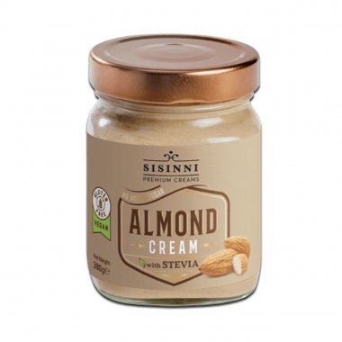 SISINNI Premium αμυγδαλόκρεμα ALMOND CREAM με στέβια χωρίς γλουτένη