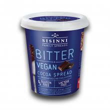 SISINNI κρέμα Νηστίσιμη με κακάο BITTER VEGAN COCOA SPREAD χωρίς γλουτένη, χωρίς λακτόζη