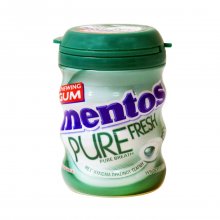 Mentos Pure Fresh τσίχλες Wintergreen με γεύση δυόσμο χωρίς ζάχαρη mini Bottle 18gr