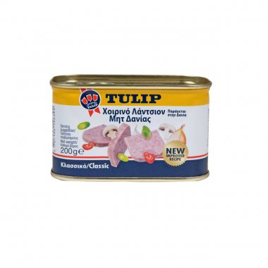 TULIP Luncheon meat ζαμπόν χοιρινό Λαντσιον Μητ