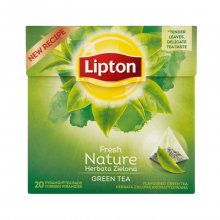 Lipton τσάι πράσινο Green tea Nature 20 φακελάκια