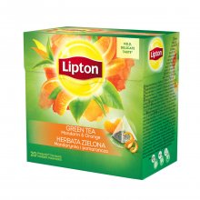 Lipton τσάι πράσινο Green tea Mandarin Orange 20 φακελάκια πυραμίδες