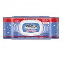 Υγρά μαντηλάκια ΜΕΓΑ Wet Hankies antibacterial 72τεμ