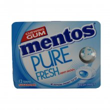 Mentos Pure Fresh τσίχλες Mint με γεύση Μέντα χωρίς ζάχαρη 18gr