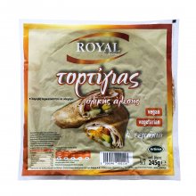 Royal Τορτίγιας Tortillas Vegan ολικής άλεσης 4 τεμαχίων
