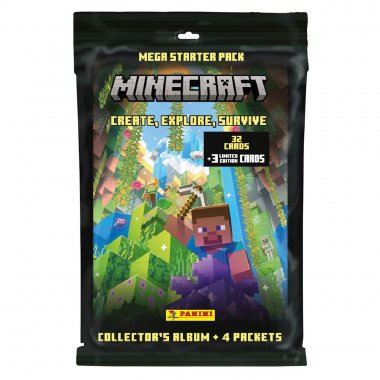 Panini Minecraft Mega Starter pack Album