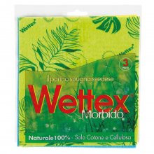 Wettex Morbido classic 100% φυσική σπογγοπετσέτα καθαρισμού 3 τεμ.