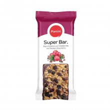 Panini Super μπάρα δημητριακών με Cranberries και σκούρη σοκολάτα 70gr