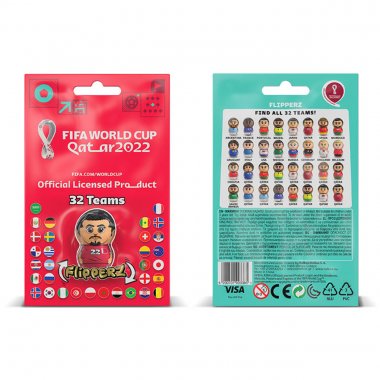 Flipperz FIFA WORLD CUP QATAR 2022 με 1 φιγούρα