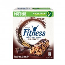 Nestle Fitness μπάρες δημητριακών Dark chocolate μαύρη σοκολάτα 6x23,5gr