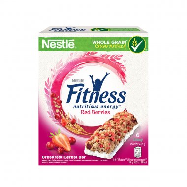 Nestle Fitness μπάρες δημητριακών Red berries κόκκινα φρούτα 6x23,5gr