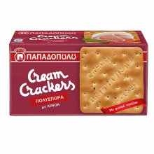 Παπαδοπούλου Cream crackers πολύσπορα με κινόα 195gr