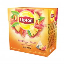 Lipton τσάι μαύρο Black tea Tropical Fruit 20 φακελάκια πυραμίδες