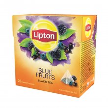Lipton τσάι μαύρο Black tea Blue Fruits 20 φακελάκια πυραμίδες